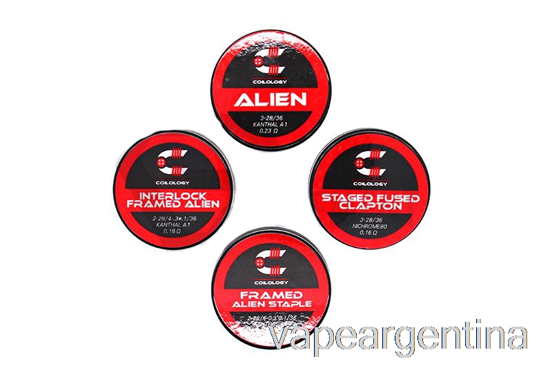 Bobinas Prefabricadas De Rendimiento De Coilología Entrelazadas Enmarcadas Extraterrestre - 0.12ohm Ka1 Vape Argentina